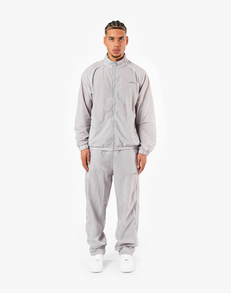 NYLON TRACK SUIT (GREY)