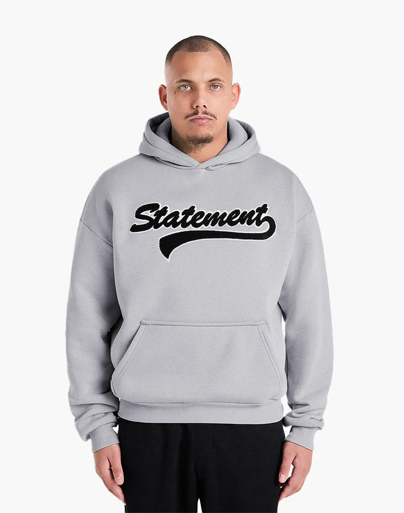 RETRO HOODIE (GREY) STATEMENT