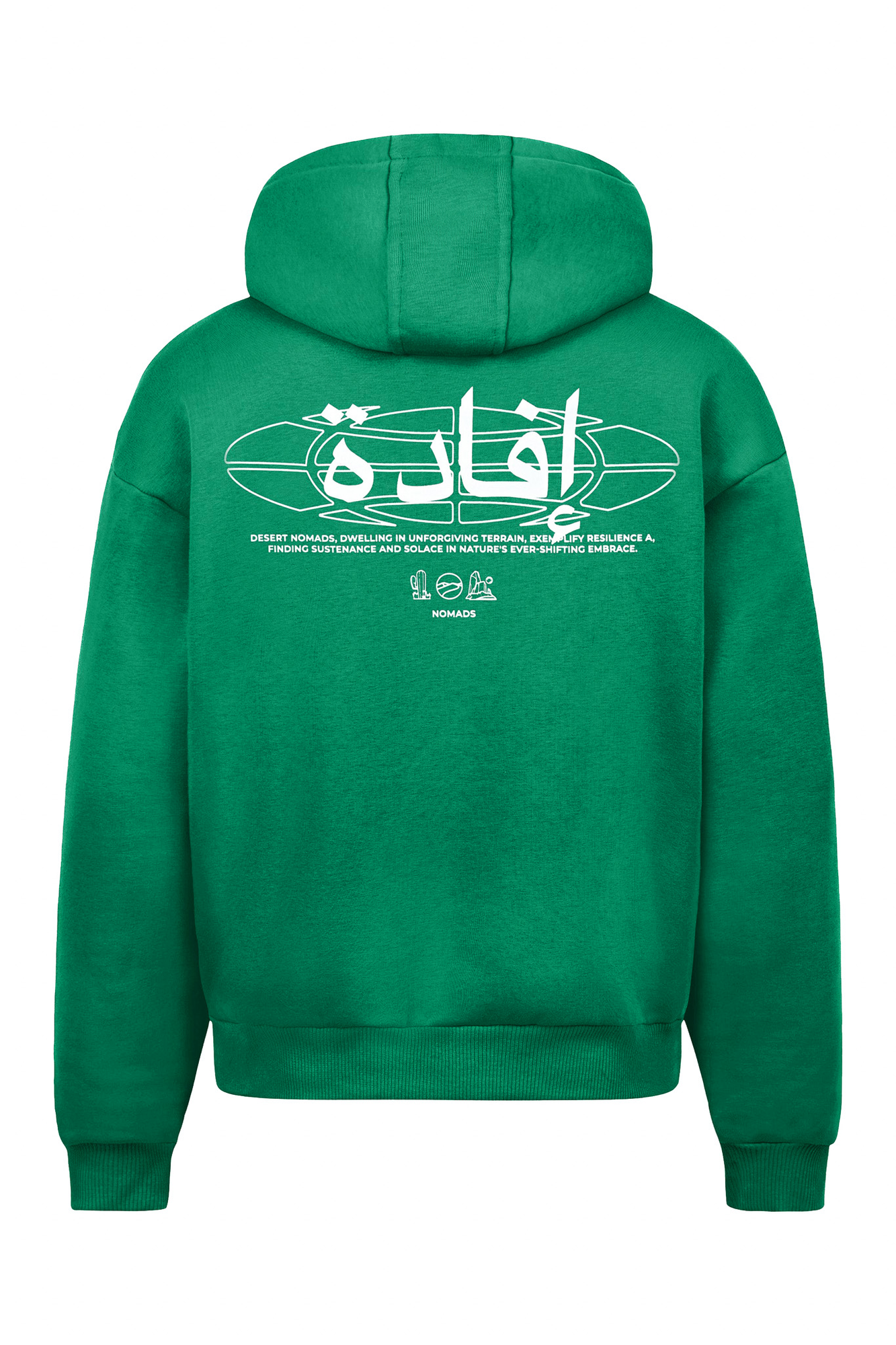 IFADA ZIP-HOODIE (WOOD GREEN)