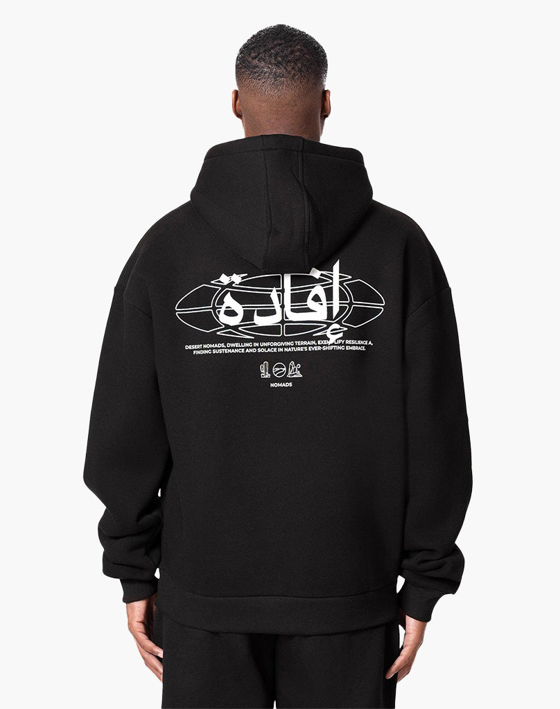 IFADA ZIP-HOODIE (BLACK) STATEMENT