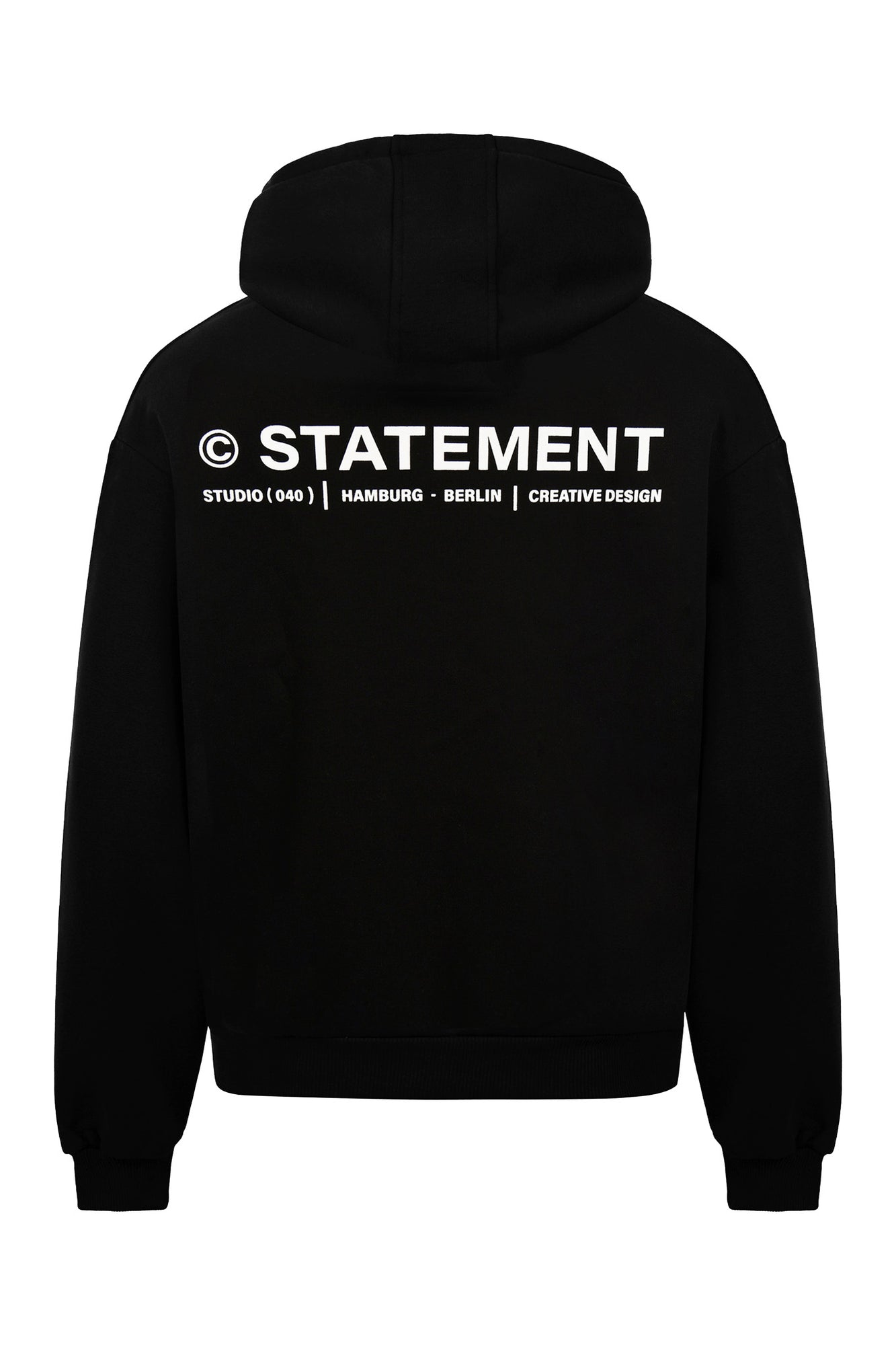 INITIAL ZIP-HOODIE (BLACK)