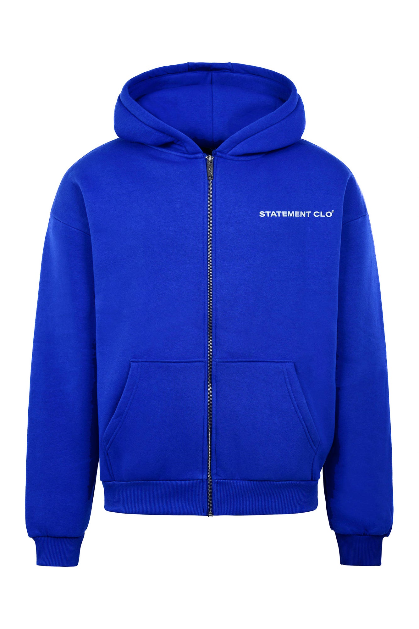 INITIAL ZIP-HOODIE (ROYAL BLUE)