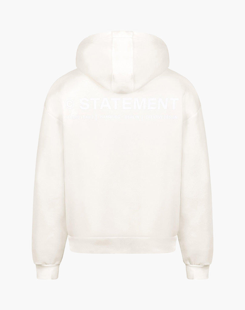 INITIAL HOODIE (CREAM WHITE) Hoodie STATEMENT