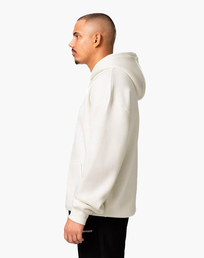 INITIAL HOODIE (CREAM WHITE) STATEMENT
