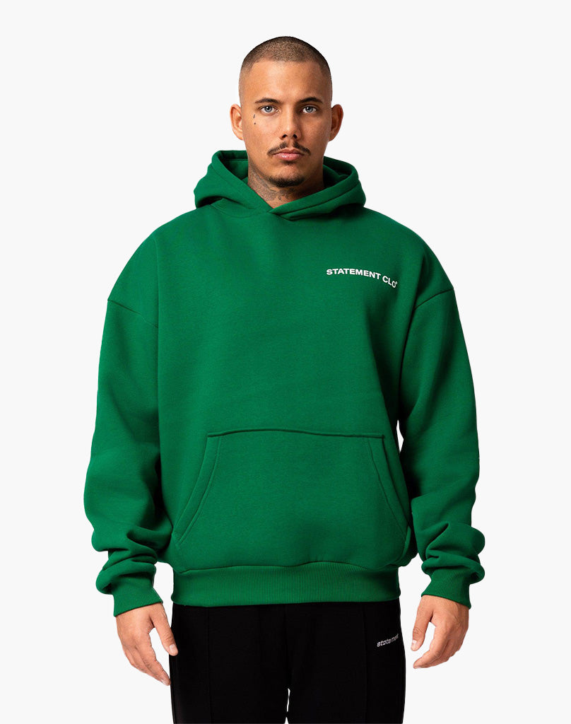 INITIAL HOODIE (WOOD GREEN)