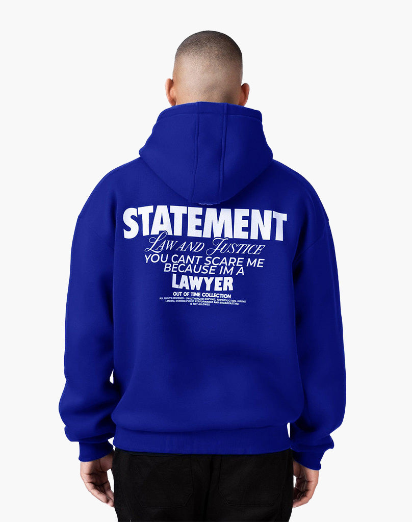 JUSTICE HOODIE (ROYAL BLUE) STATEMENT