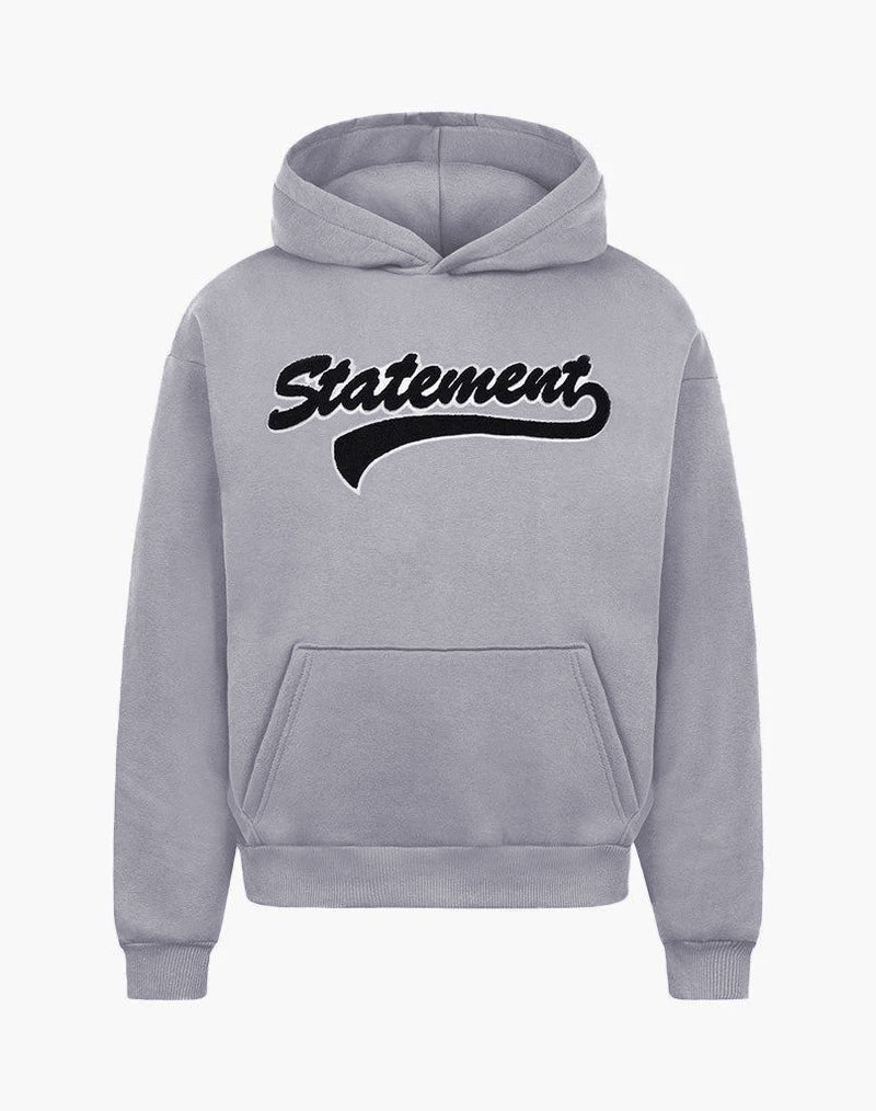 RETRO HOODIE (GREY) STATEMENT