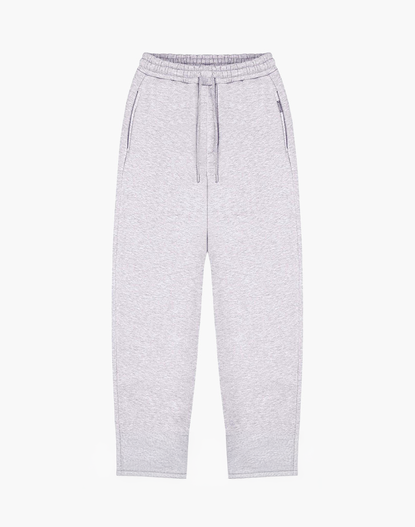 BASIC OPEN LEG JOGGER (GREY MELANGE)