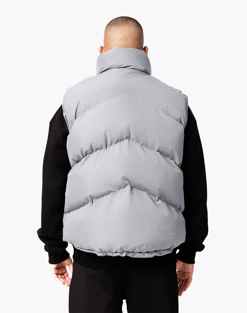 STMT PUFFER VEST (GREY) Jackets STATEMENT