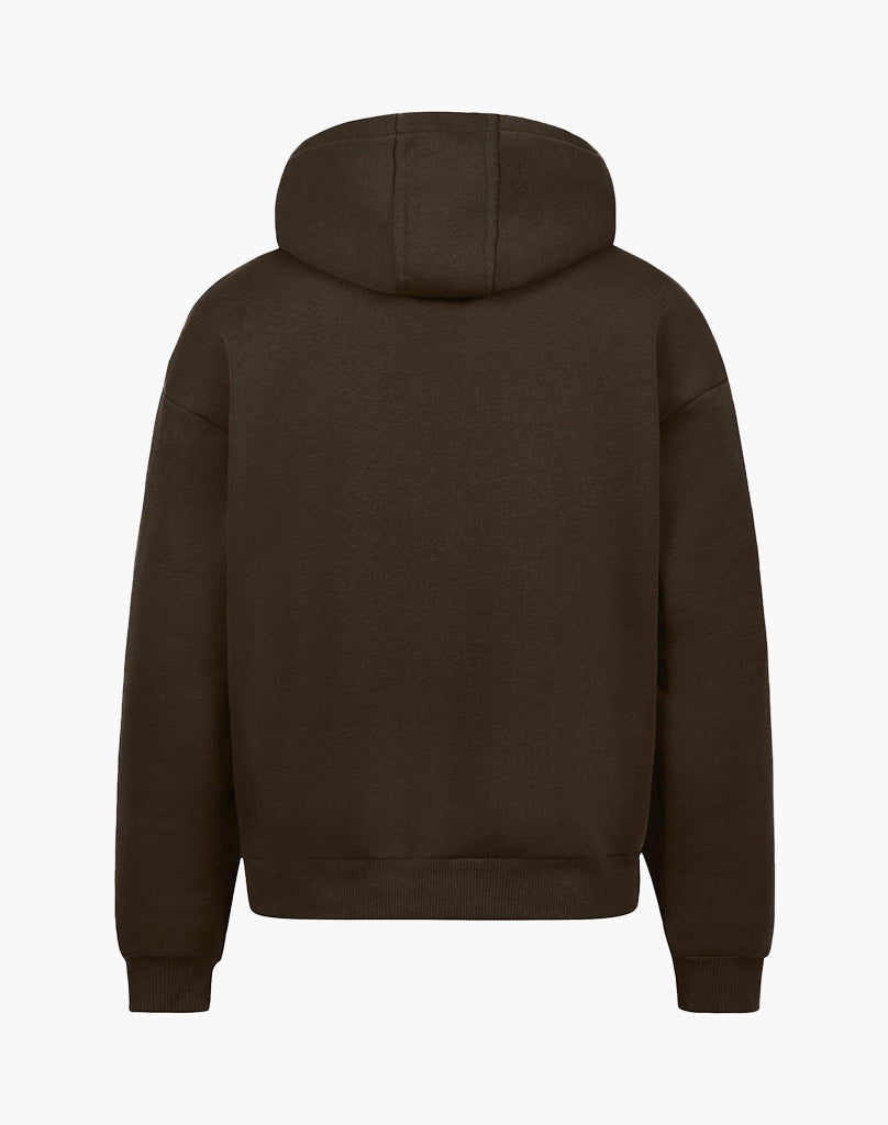 RETRO HOODIE (BROWN) STATEMENT