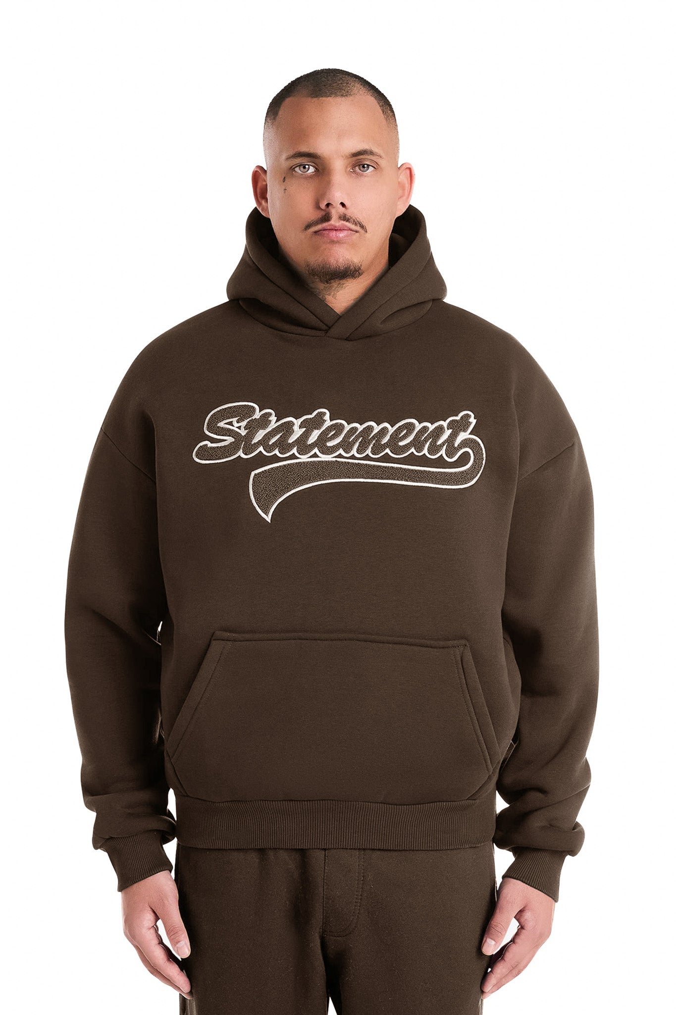 RETRO HOODIE (BROWN)