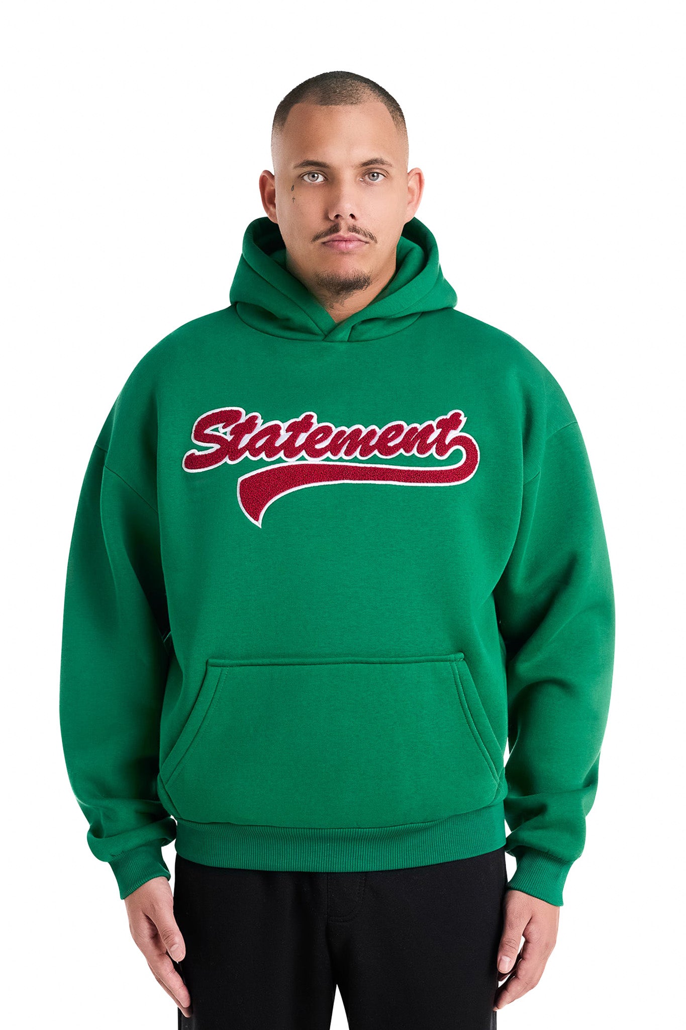 RETRO HOODIE (WOOD GREEN)