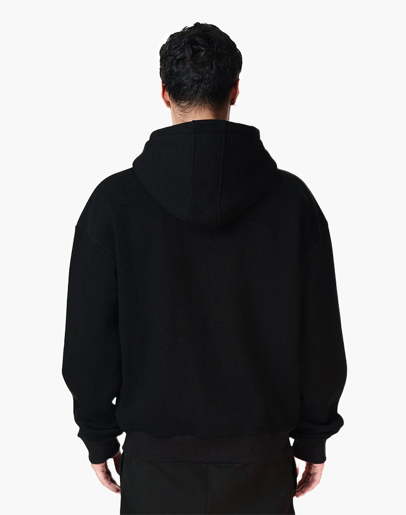 ROUTE 66 ZIP-HOODIE (BLACK) STATEMENT