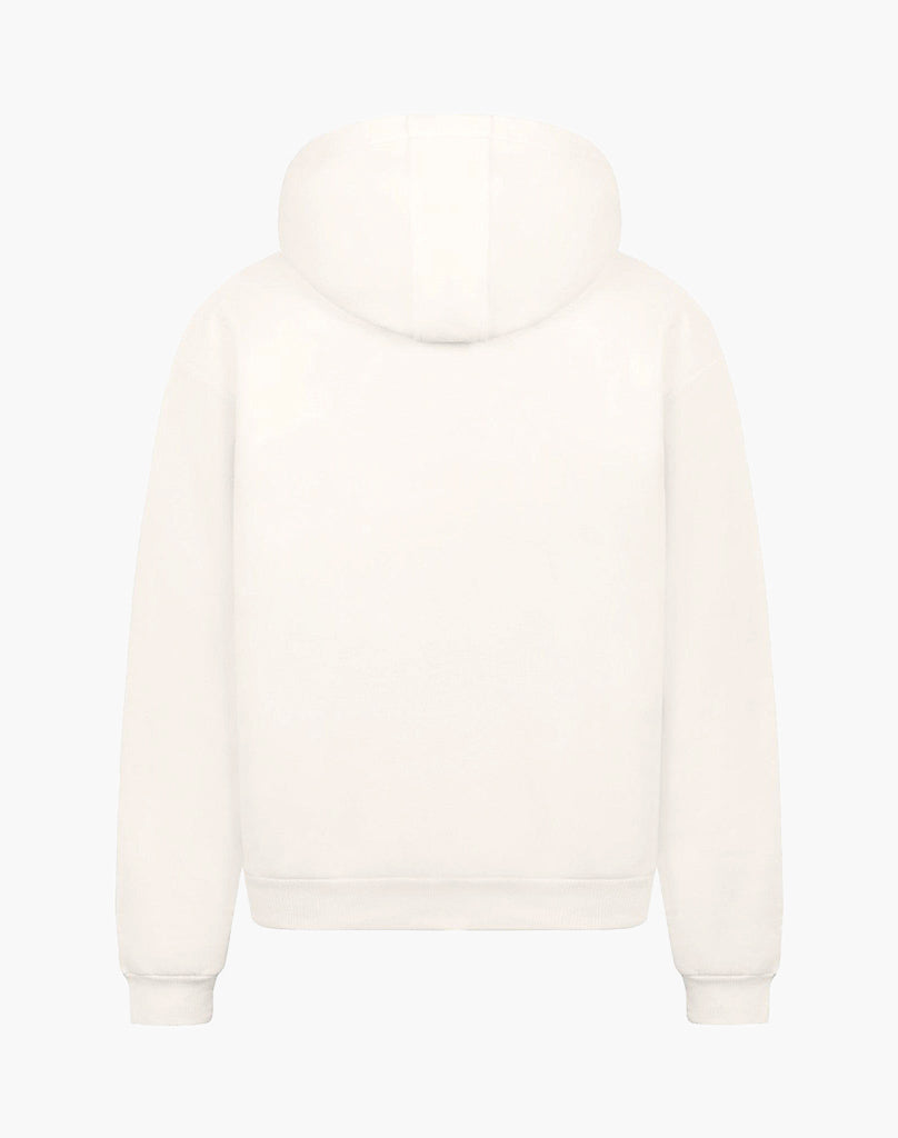ROUTE 66 ZIP-HOODIE (CREAM WHITE) STATEMENT