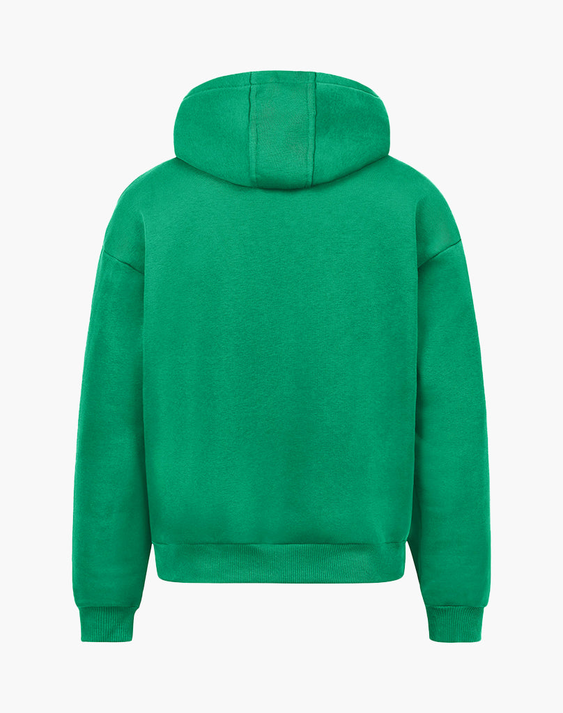 ROUTE 66 ZIP-HOODIE (WOOD GREEN) STATEMENT