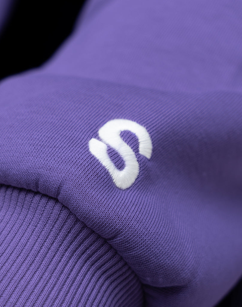 BASIC HOODIE (DARK PURPLE) STATEMENT