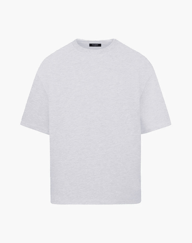 BASIC TEE (GREY MELANGE) STATEMENT
