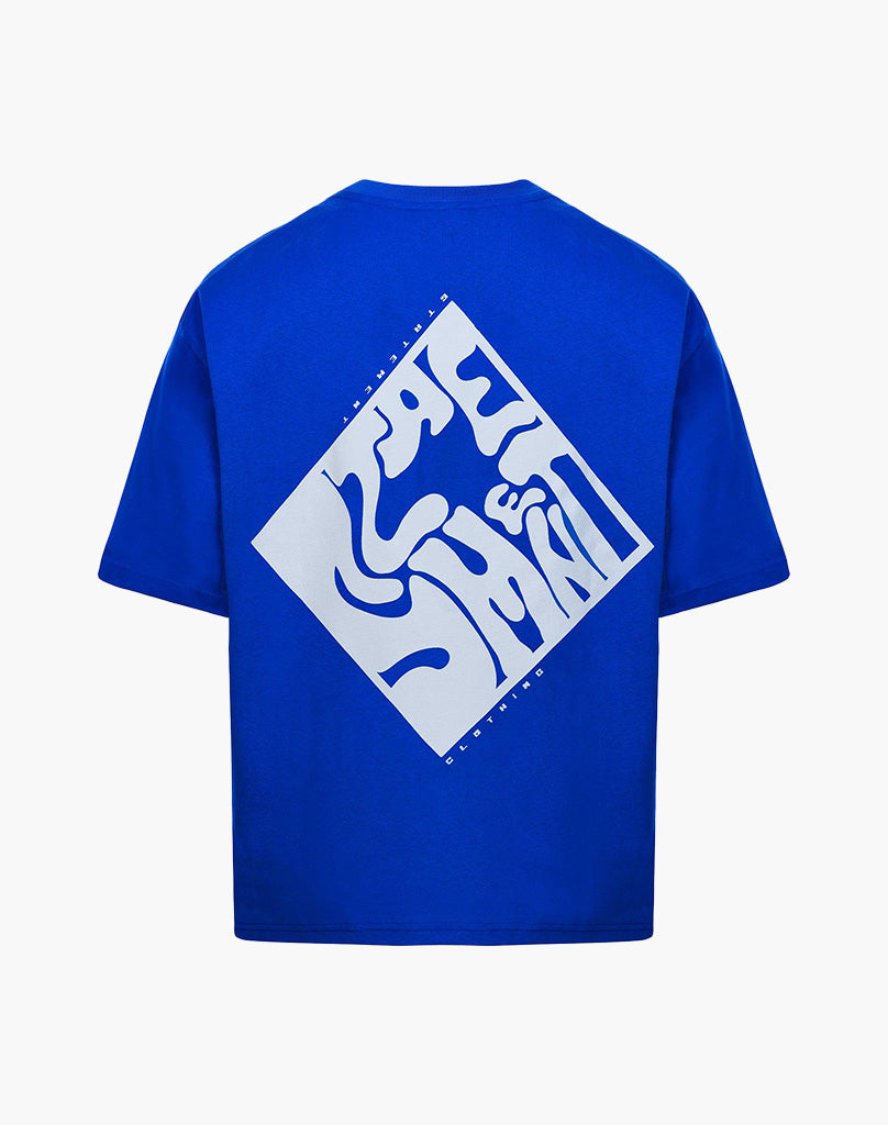 SMUDGE TEE (BLUE)