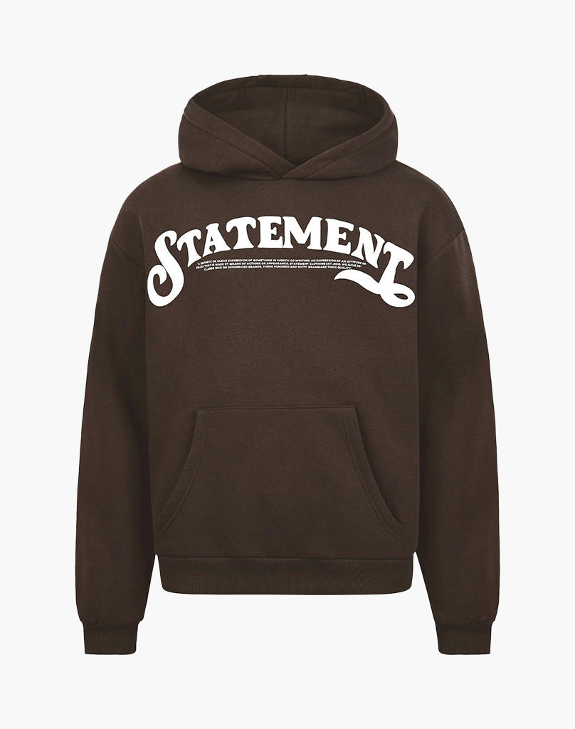 STATEMENT HOODIE (BROWN) Hoodie STATEMENT