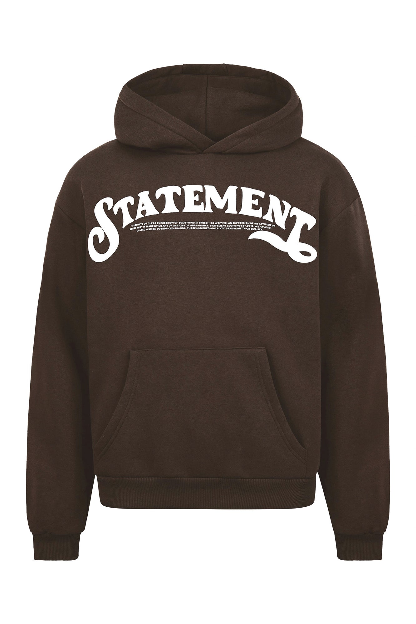 STATEMENT HOODIE (BROWN)