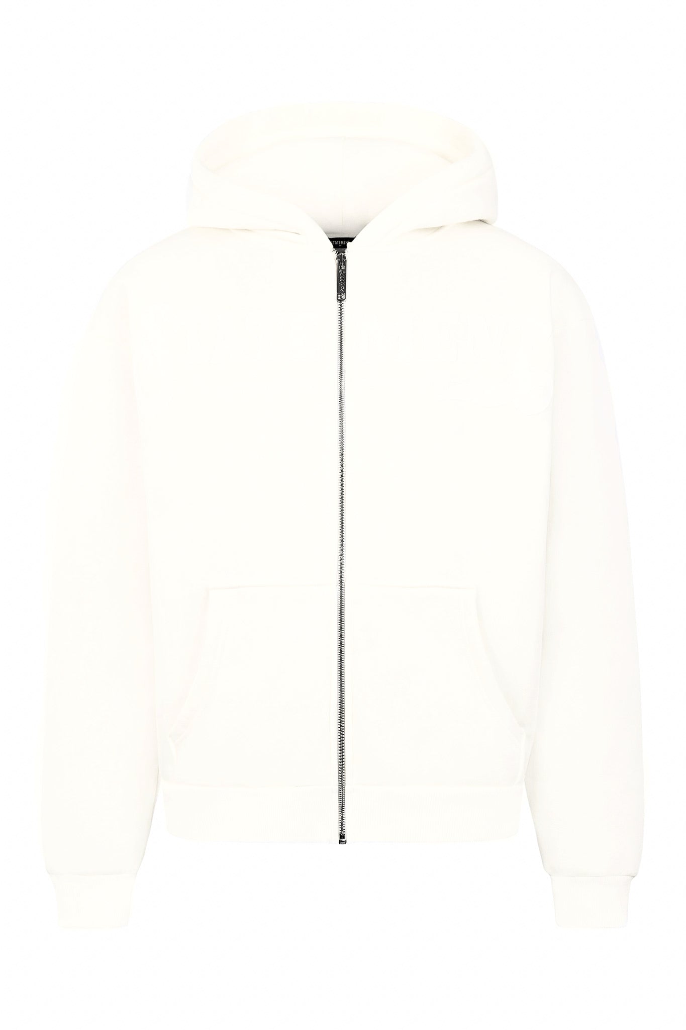 STATEMENT ZIP-HOODIE (CREAM WHITE)