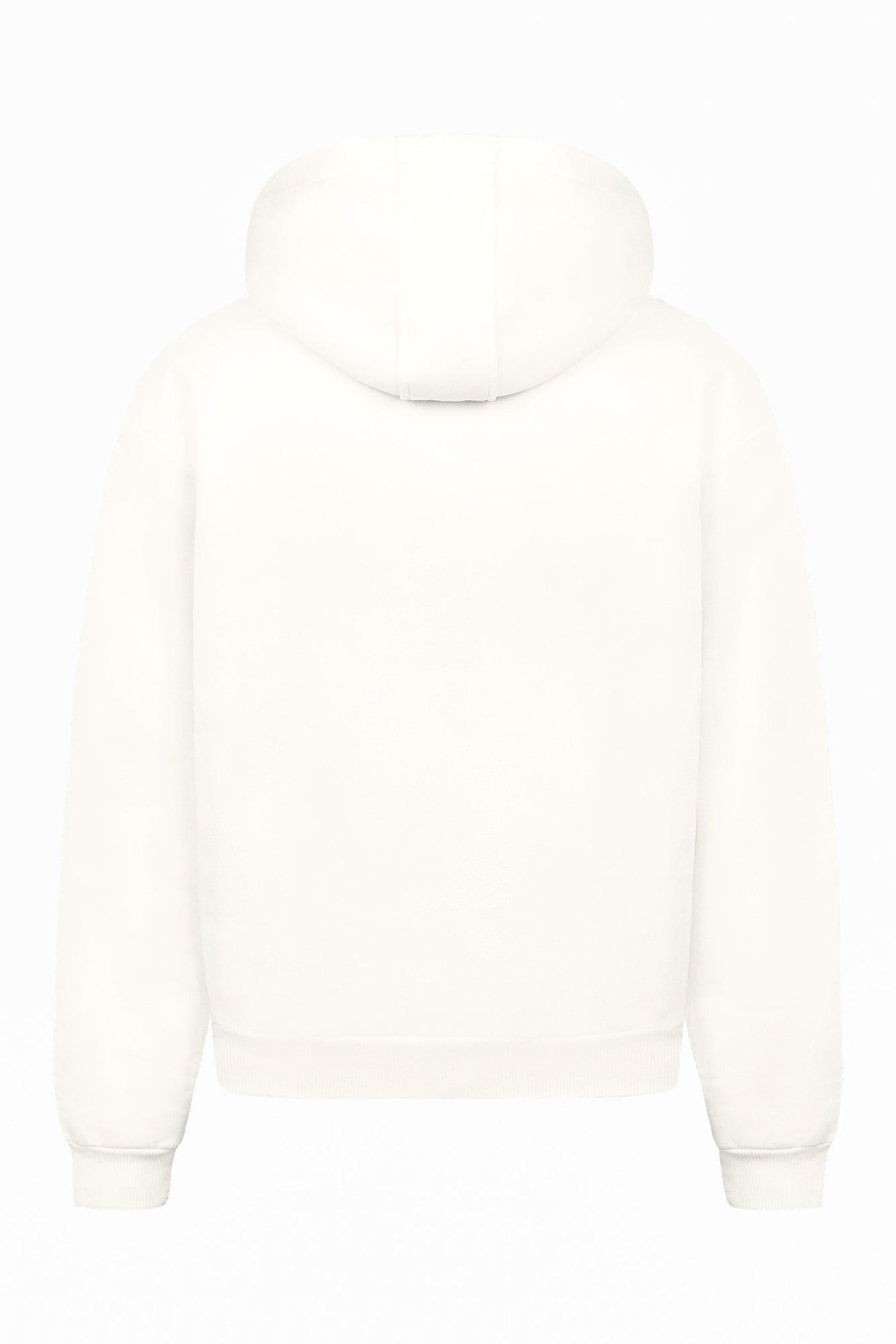 STATEMENT ZIP-HOODIE (CREAM WHITE)