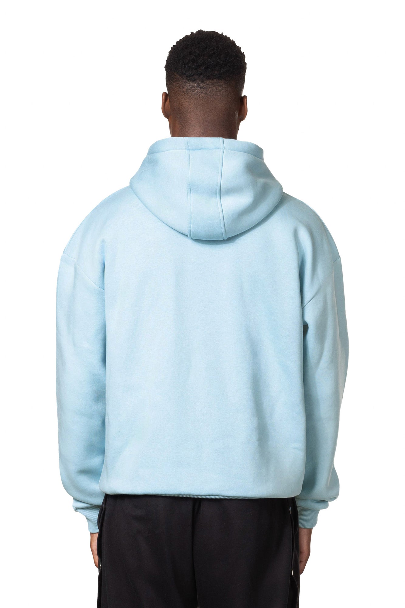 STATEMENT ZIP-HOODIE (ICE BLUE)