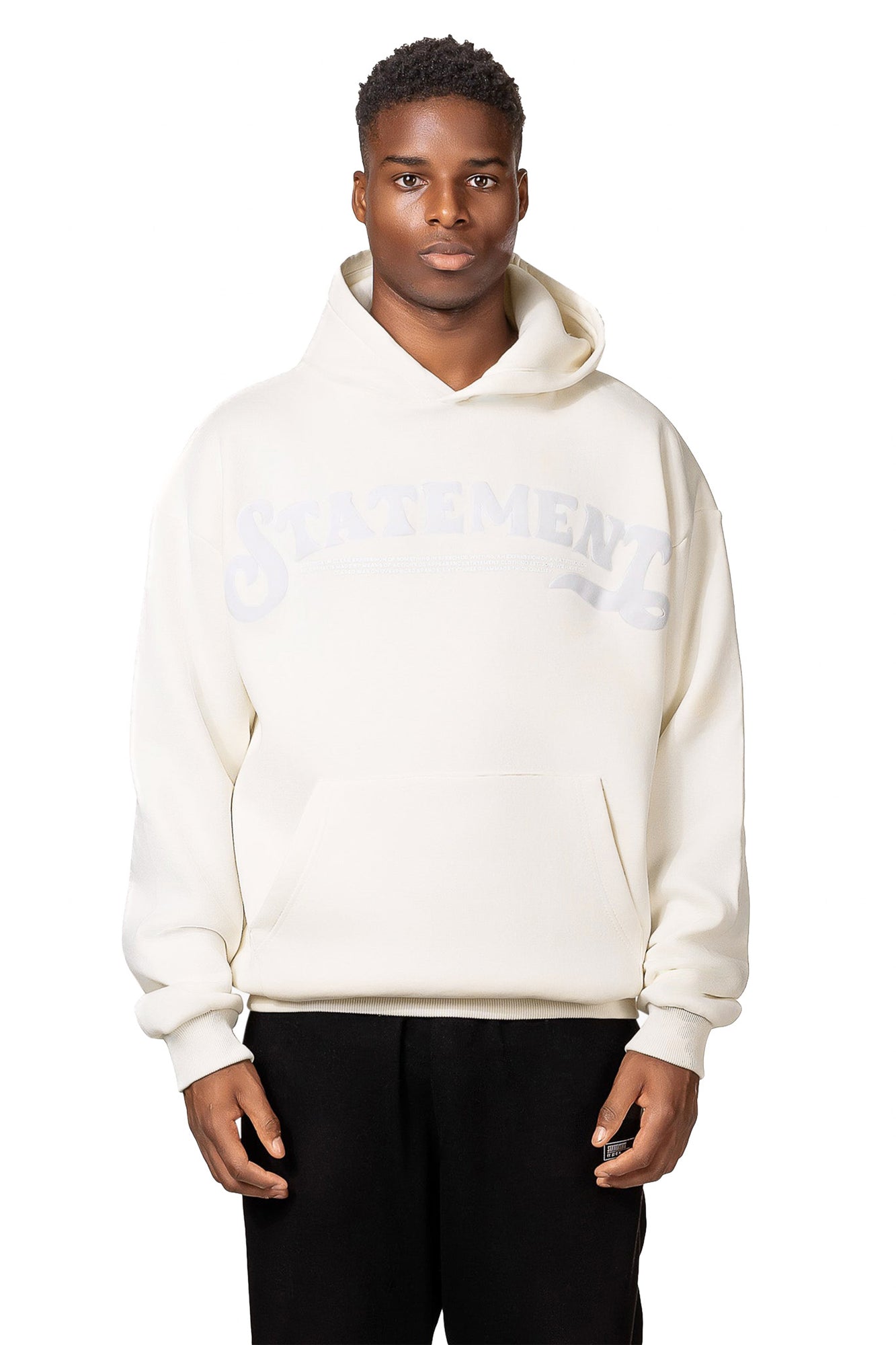 Cream white hoodie mens sale