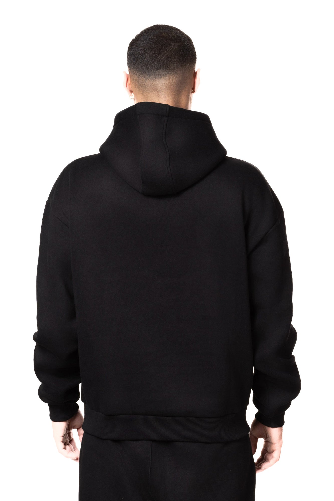 STATEMENT ZIP-HOODIE (BLACK)