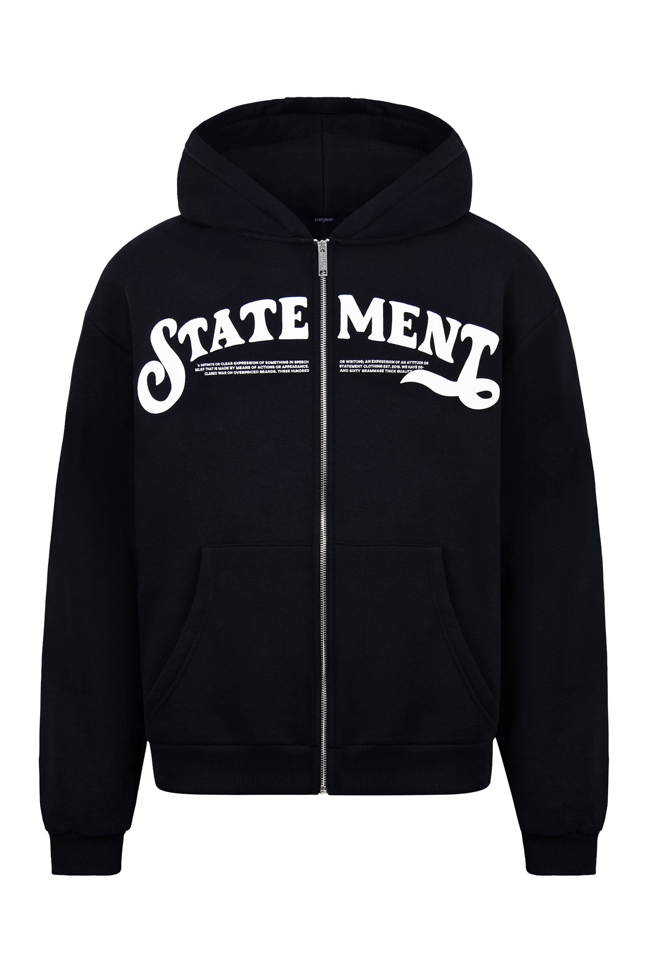 STATEMENT ZIP-HOODIE (BLACK) Zip-Hoodie STATEMENT