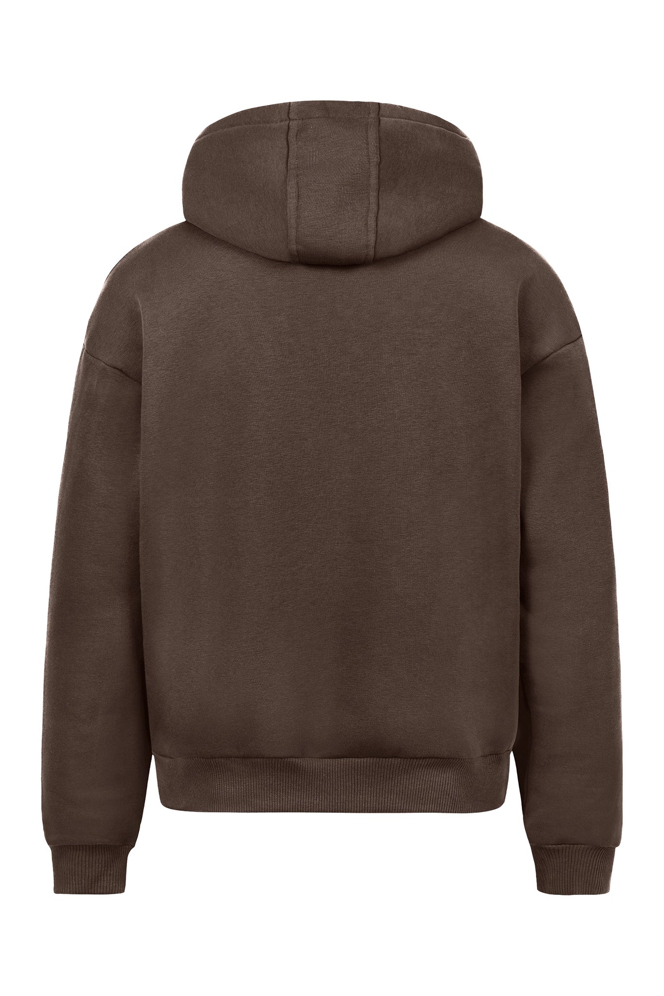 STATEMENT ZIP-HOODIE (BROWN) Zip-Hoodie STATEMENT