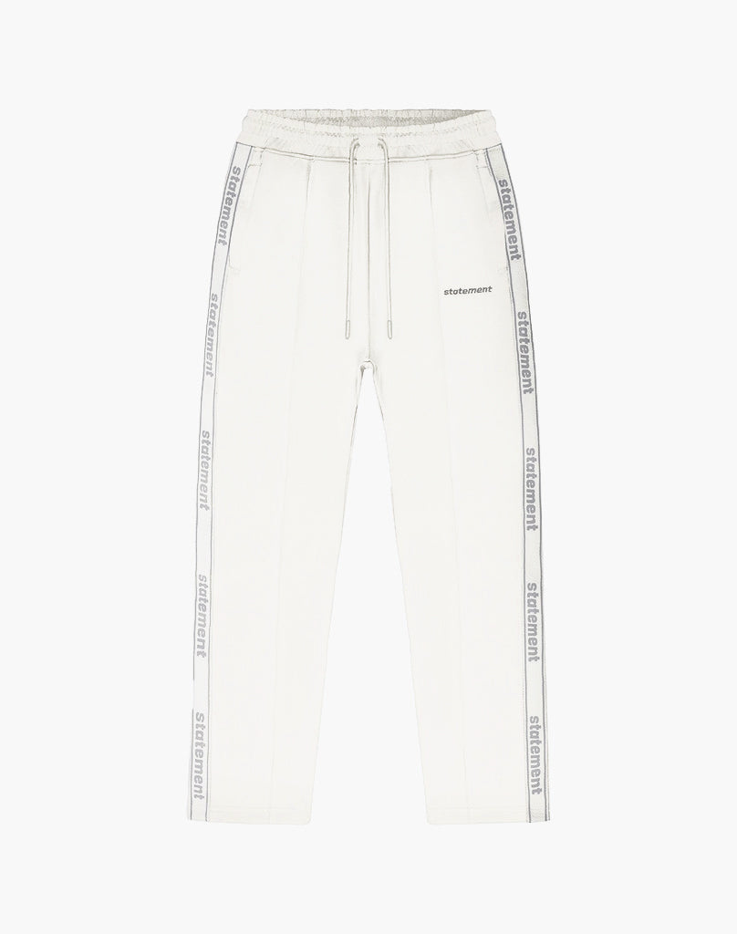 STRIPE WIDE TRACKPANTS (CREAM WHITE) Pants STATEMENT
