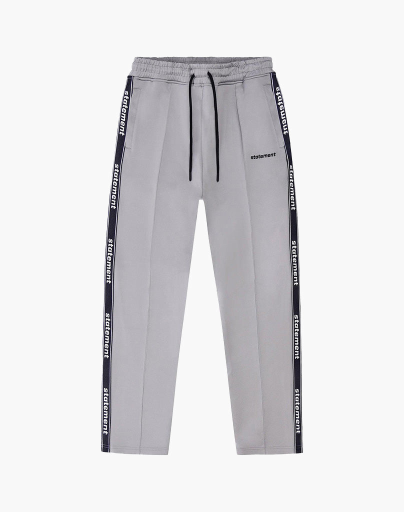 STRIPE WIDE TRACKPANTS (GREY)