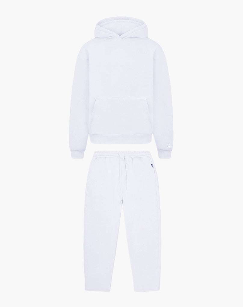 TRACKSUIT SET (WHITE) Tracksuits Statement Clo