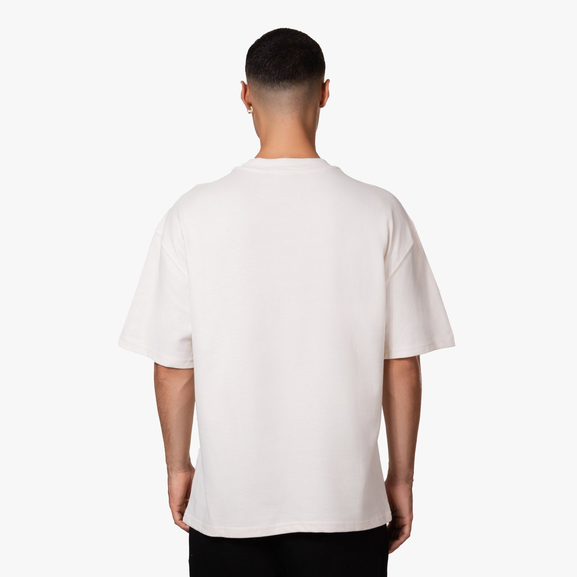 CHARM TEE (CREAM WHITE  [PRINT DARK])