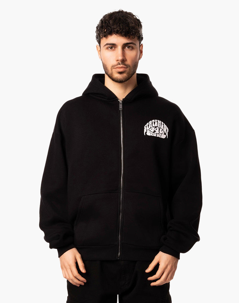 040 STUDIO ZIP-HOODIE BLACK