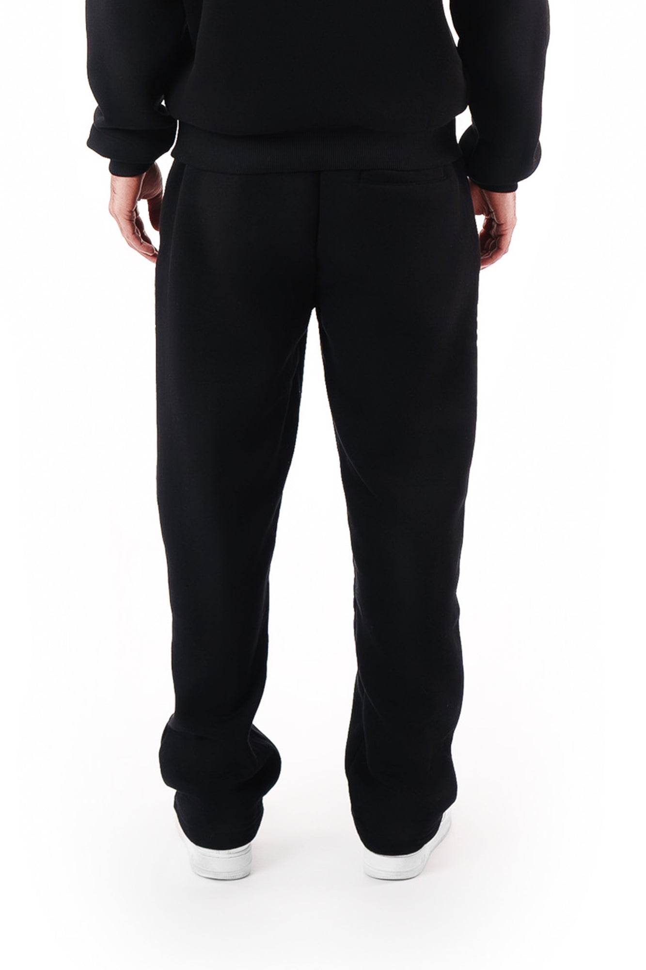 BASIC OPEN LEG JOGGER (BLACK)