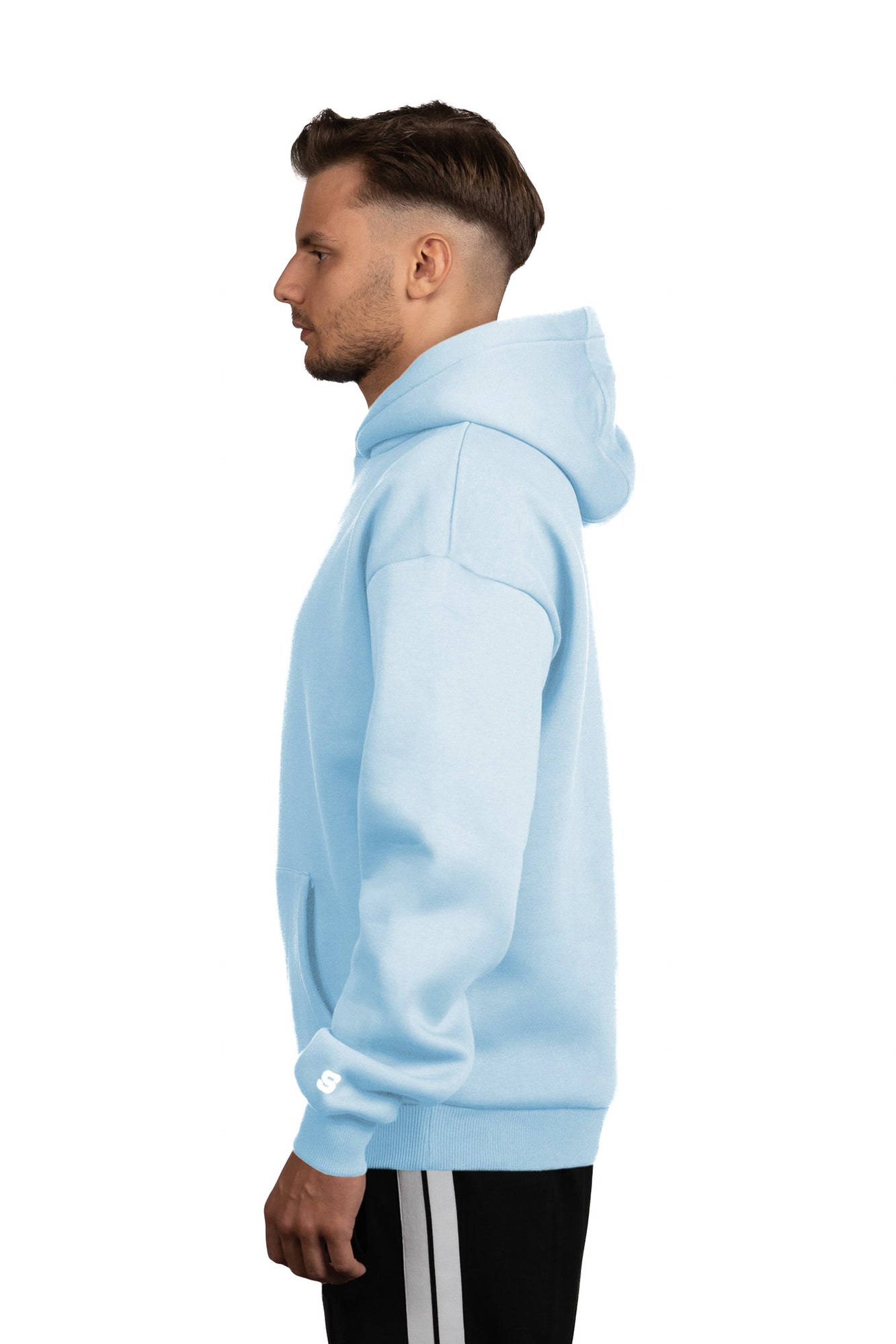 BASIC HOODIE (ICE BLUE)