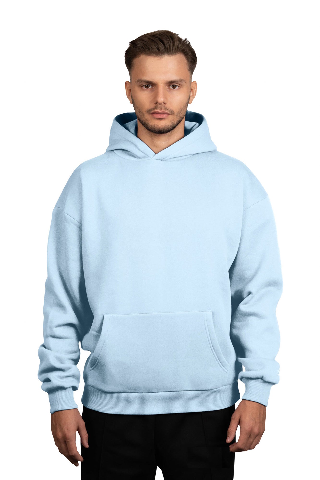 BASIC HOODIE (ICE BLUE)