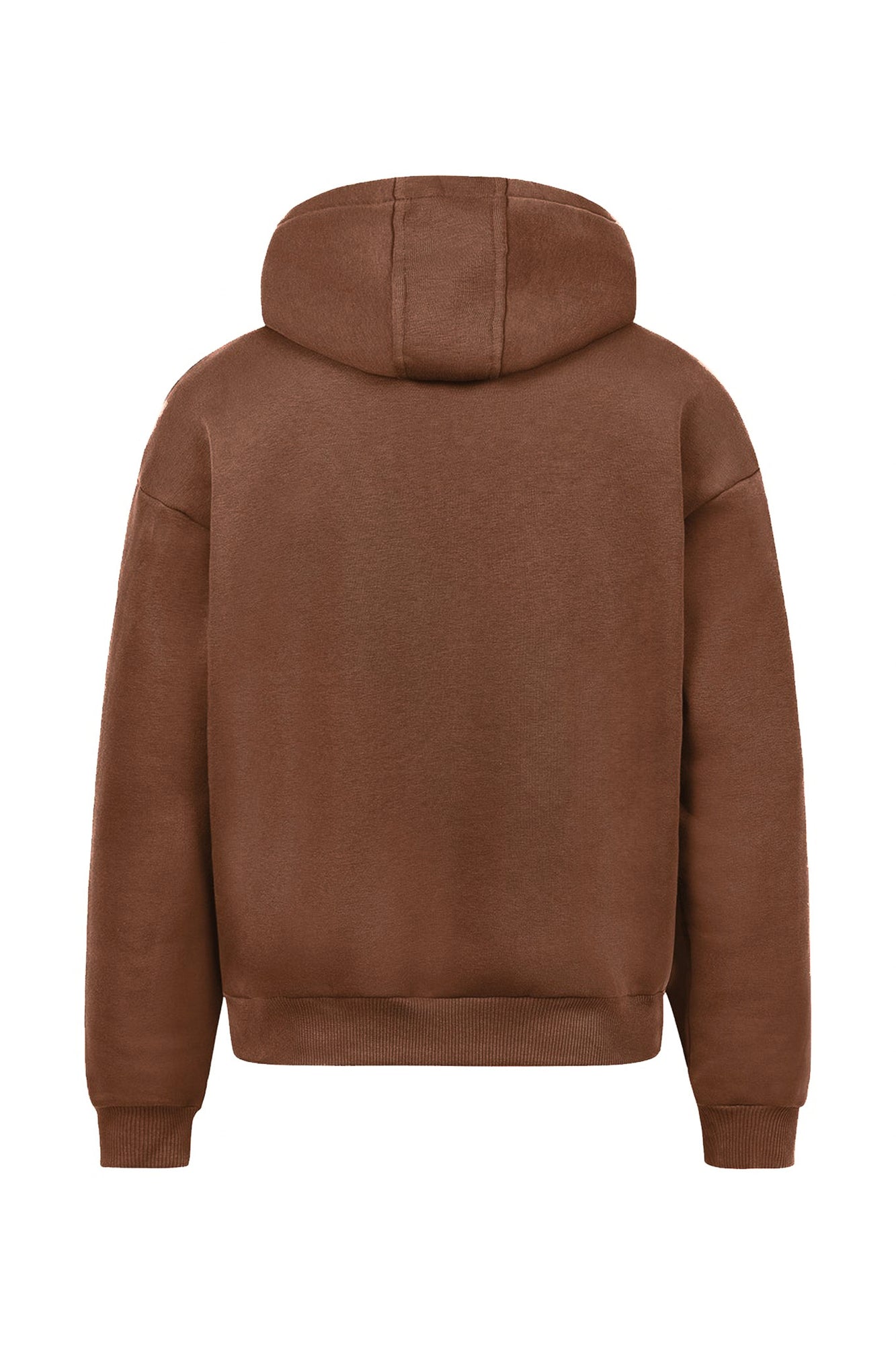 BASIC ZIP-HOODIE (COFFEE BROWN)