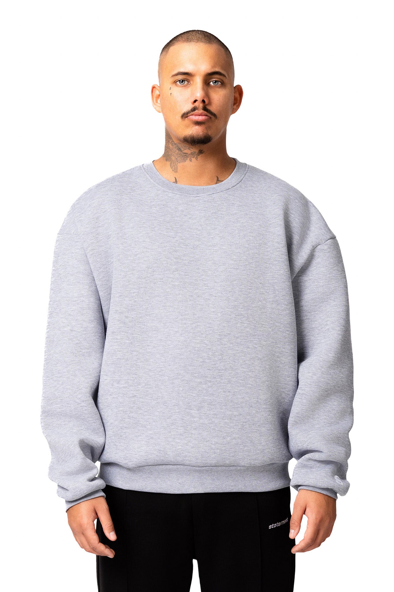 BASIC SWEATER (GRAY MELANGE)