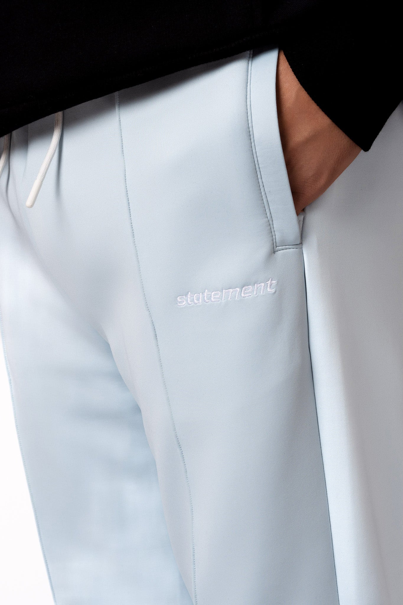 BASIC WIDE TRACKPANTS (AQUA)