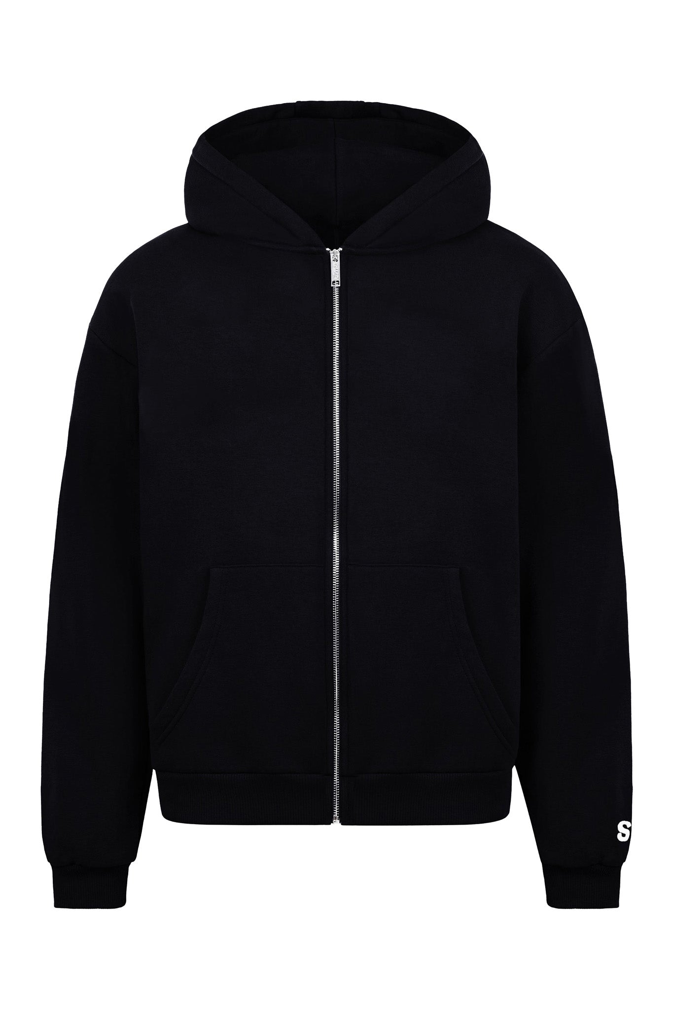 BASIC ZIP-HOODIE (BLACK)