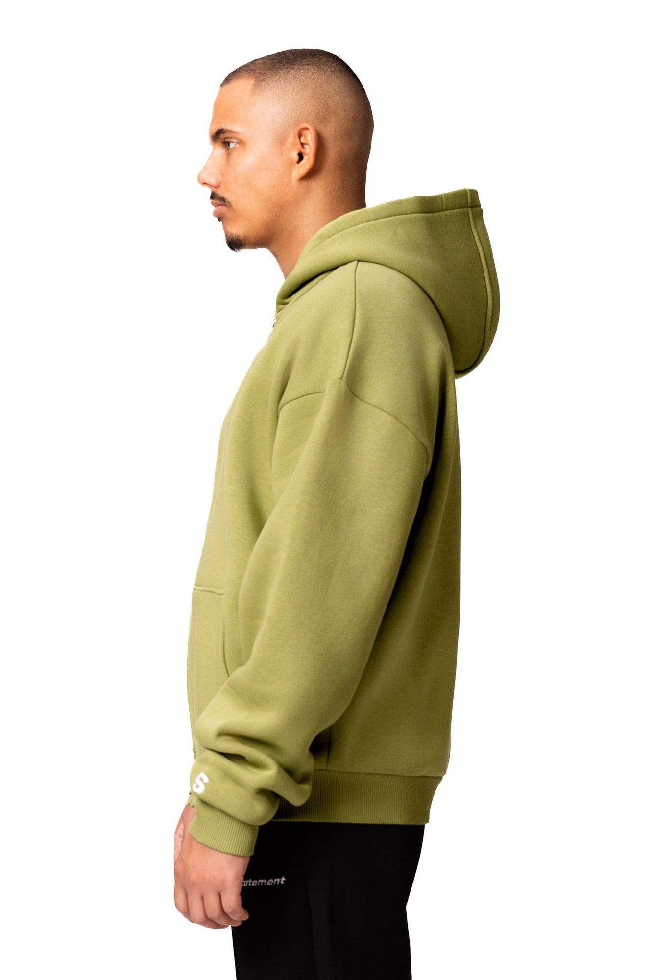 BASIC ZIP-HOODIE (DARK GREEN)