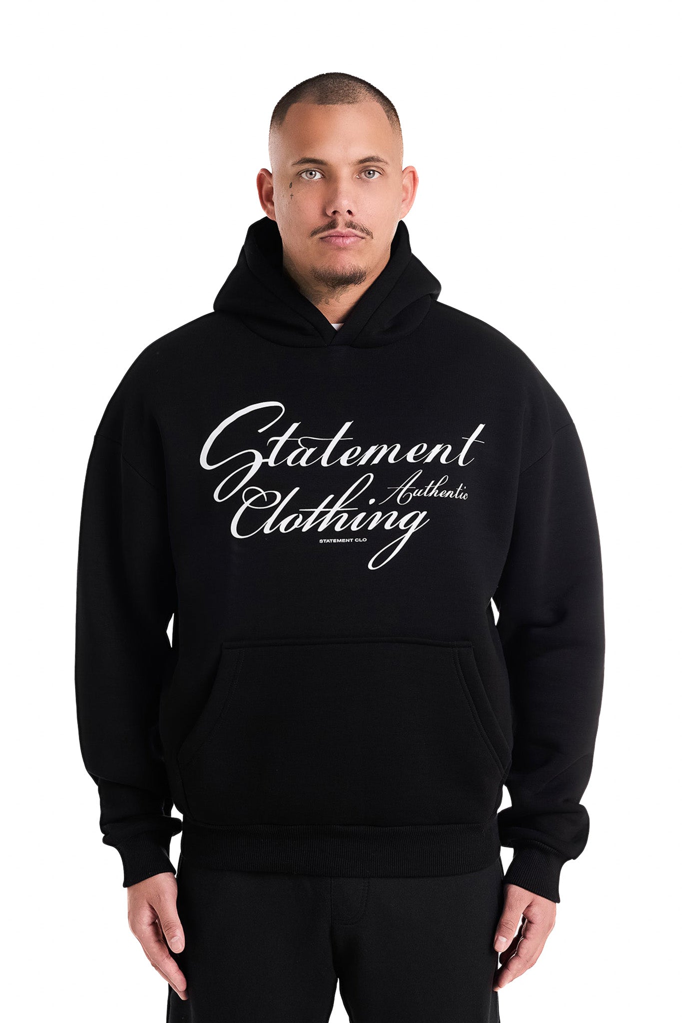 BENDING LINES HOODIE (BLACK)