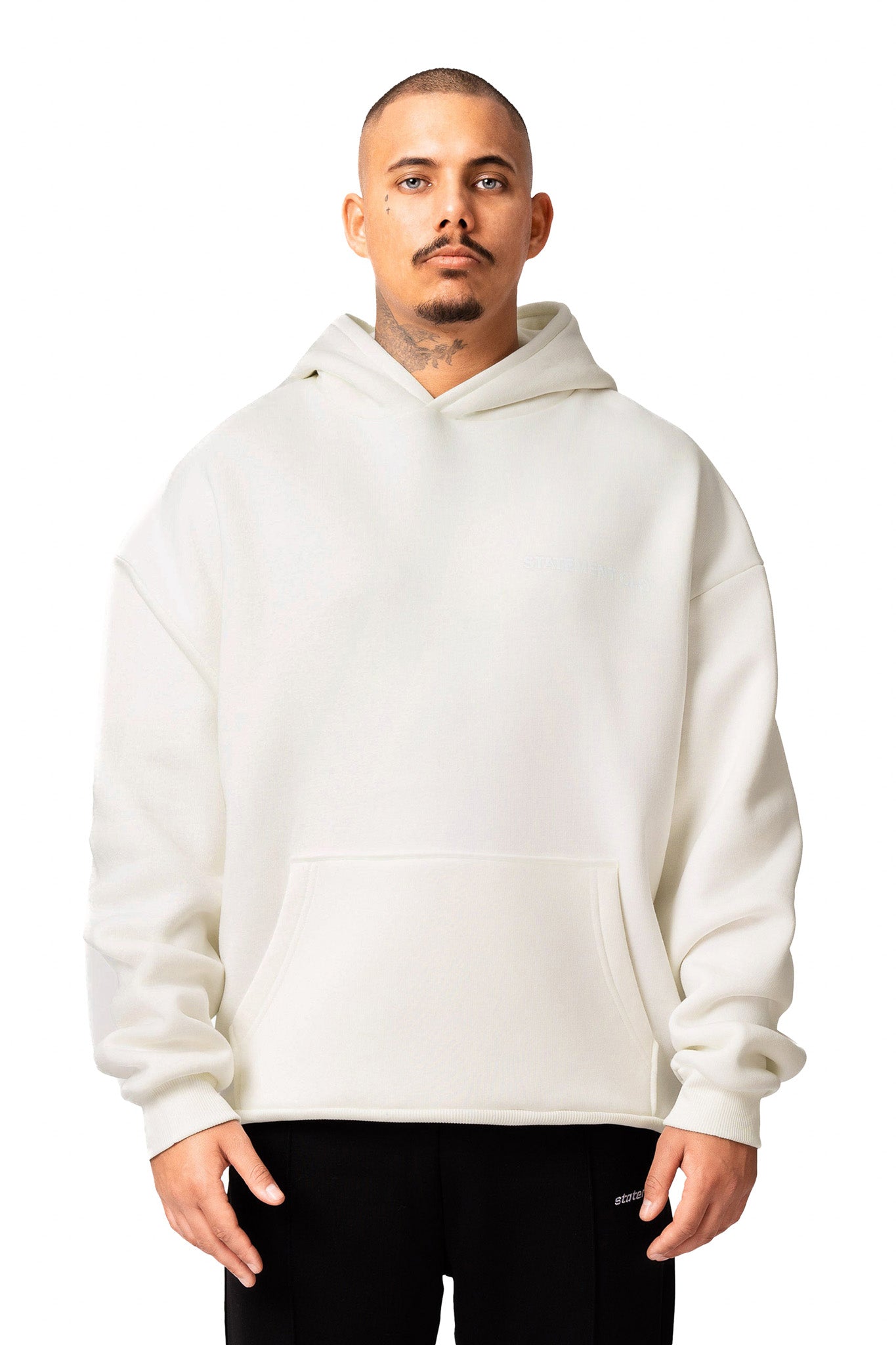 INITIAL HOODIE (CREAM WHITE)