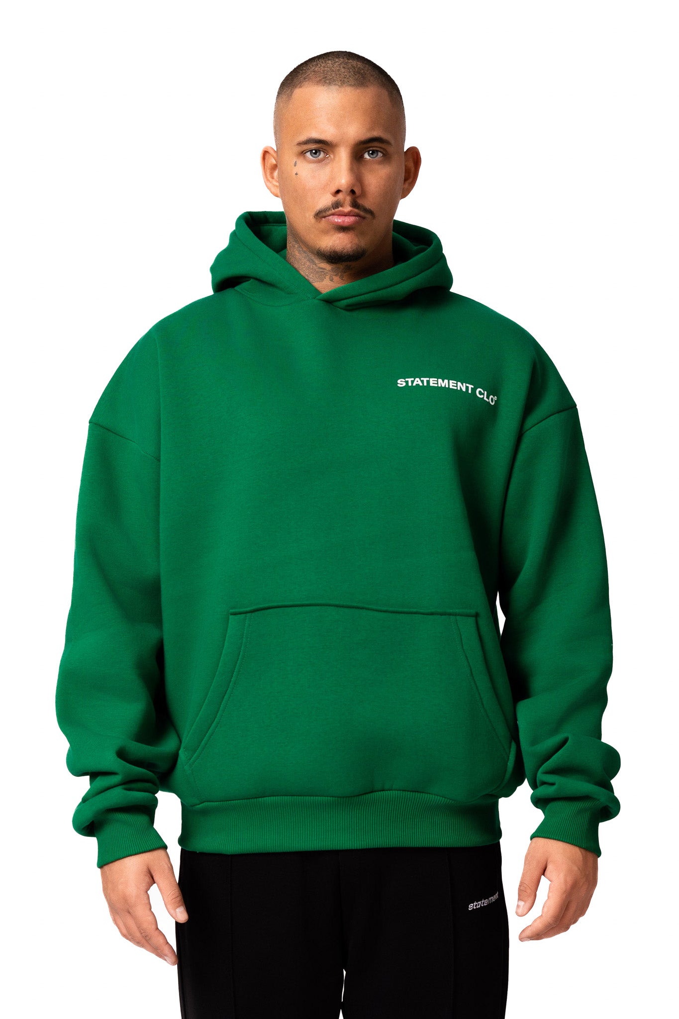 INITIAL HOODIE (WOOD GREEN)