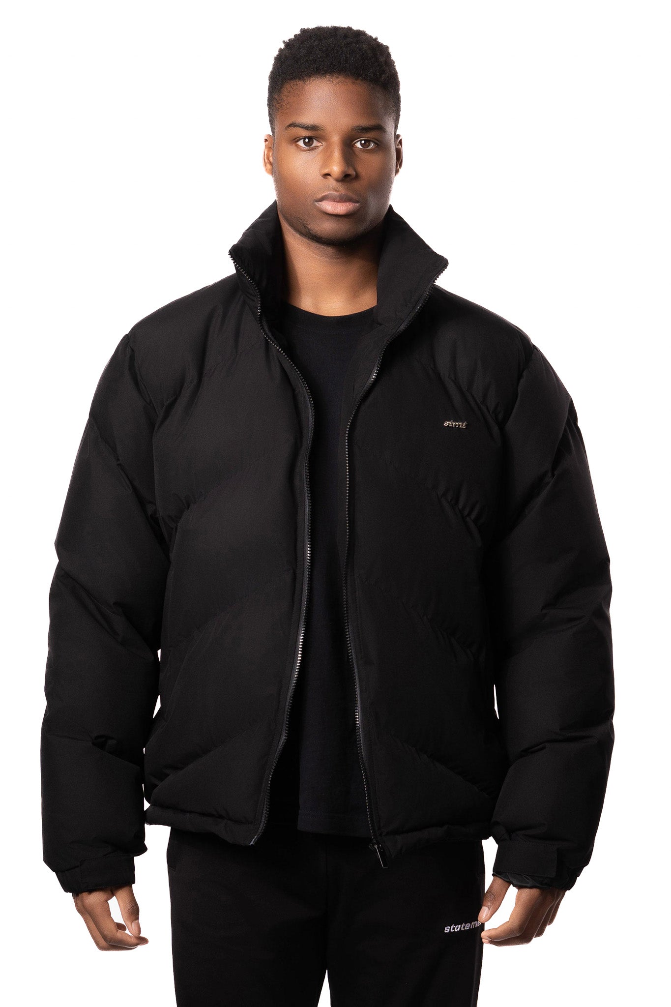 STMT PUFFER JACKET (BLACK)