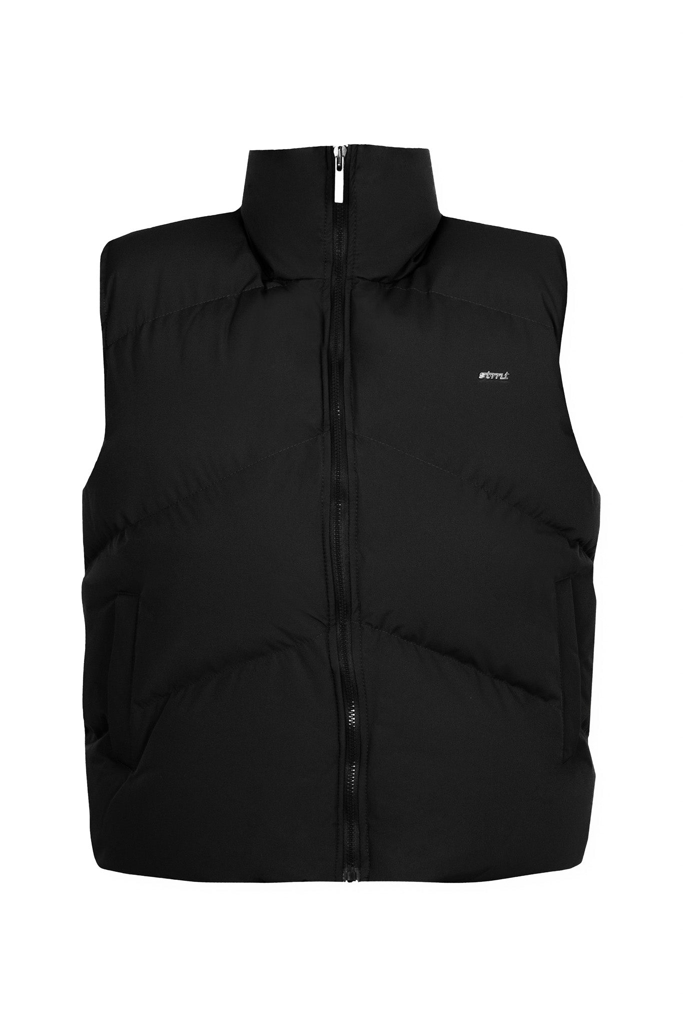 STMT PUFFER VEST (BLACK)