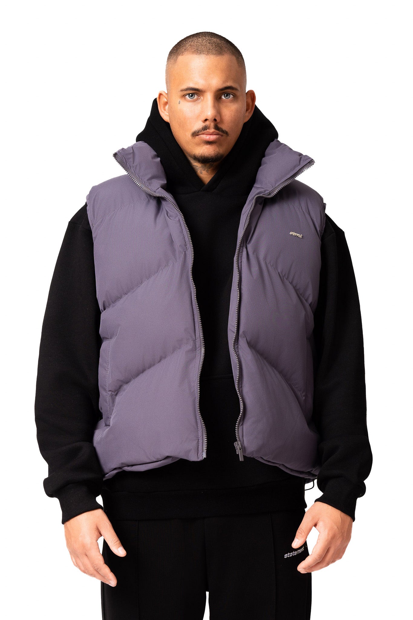 STMT PUFFER VEST (GRAY)